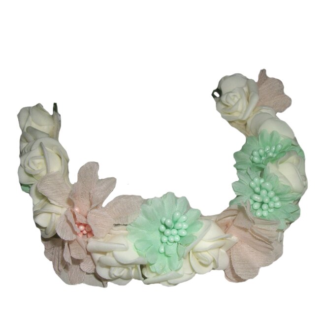 Accesorii pentru ocazie, gen coronita, model cu flori,D&J Exclussive,multicolor