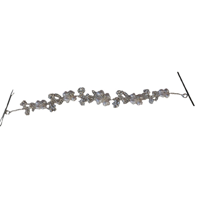 Agrafa cu insertii de cristale si perle deosebite, de ocazie,D&J Exclussive