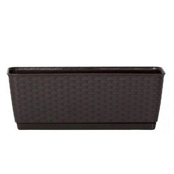 Ghiveci dreptunghiular Strend Pro Ratolla Umbra ISR500P, cu tava integrata, 50x17.3x15cm Ghiveci dreptunghiular Strend Pro Ratolla Umbra ISR500P, cu tava integrata, 50x17.3x15cm