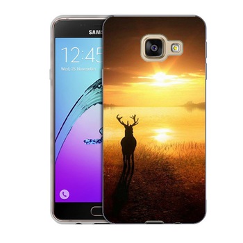 Husa Samsung Galaxy C5 C5000 Silicon Gel Tpu Model Sunset Deer Multicolor Husa Samsung Galaxy C5 C5000 Silicon Gel Tpu Model Sunset Deer Multicolor