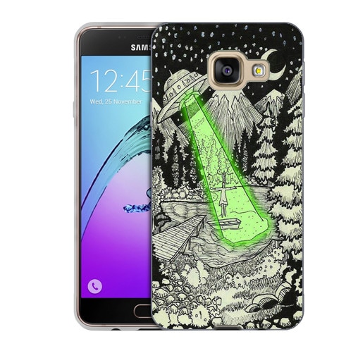 Husa Samsung Galaxy C7 C7000 Silicon Gel Tpu Model Ozn Draw Multicolor