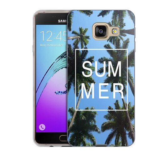 Husa Samsung Galaxy C7 C7000 Silicon Gel Tpu Model Summer Multicolor