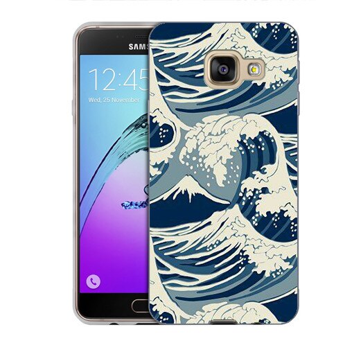 Husa Samsung Galaxy C5 C5000 Silicon Gel Tpu Model Abstract Waves Multicolor