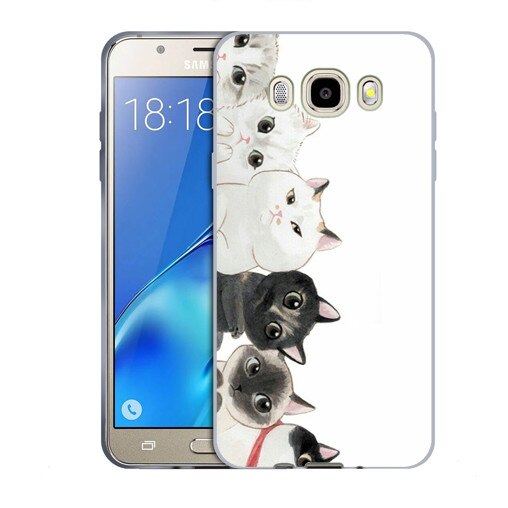 Husa Samsung Galaxy J7 2016 J710 Silicon Gel Tpu Model Cats Multicolor