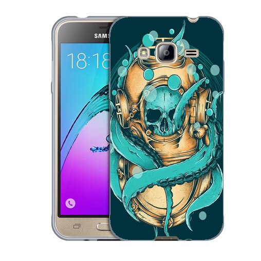 Husa Samsung Galaxy J3 si J3 2016 J320 Silicon Gel Tpu Model Dead diver Multicolor