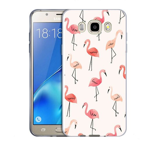 Husa Samsung Galaxy J5 2016 J510 Silicon Gel Tpu Model Flamingo Pattern Multicolor