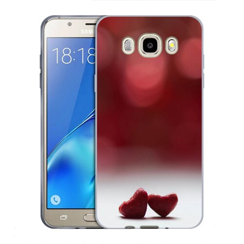 Husa Samsung Galaxy J7 2016 J710 Silicon Gel Tpu Model Little Hearts Multicolor