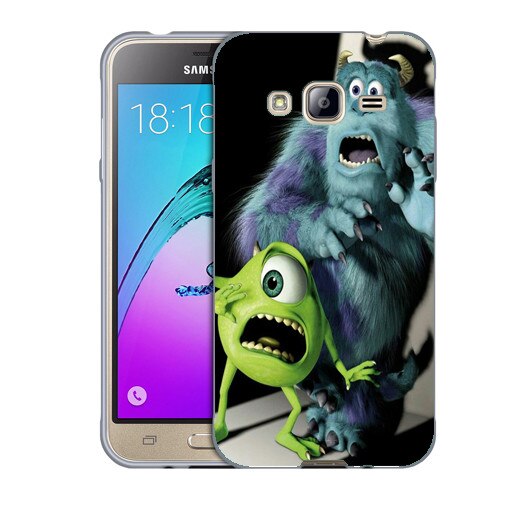 Husa Samsung Galaxy J3 si J3 2016 J320 Silicon Gel Tpu Model Monster Ink Multicolor