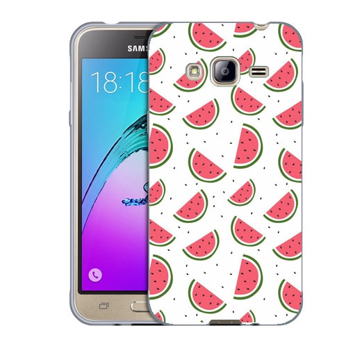 Fall Ahead Derivation Husa Samsung Galaxy J3 si J3 2016 J320 Silicon Gel Tpu Model Watermelons  Pattern Multicolor - eMAG.ro
