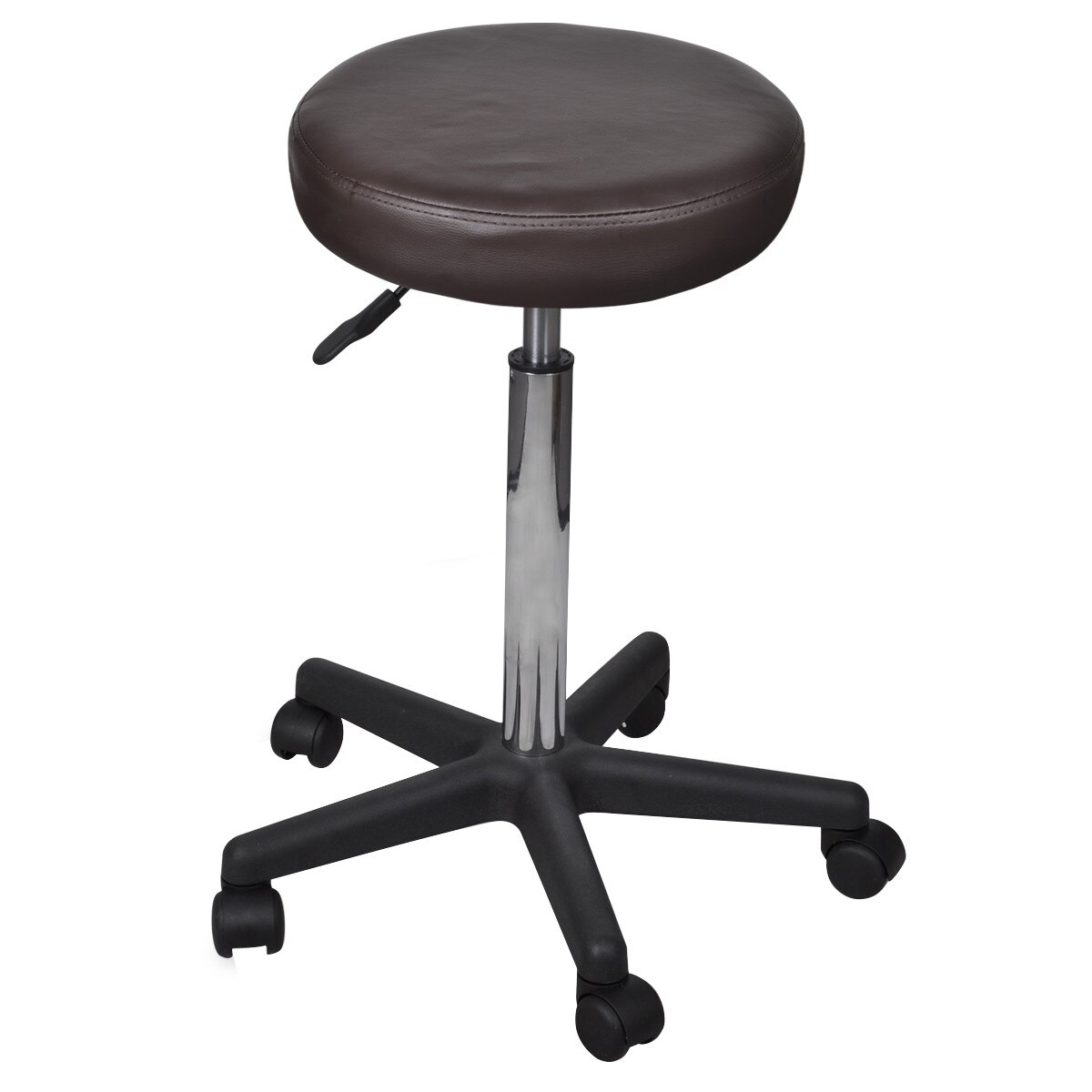 Scaun pentru birou, tapiterie din piele artificala, vidaXL, maro