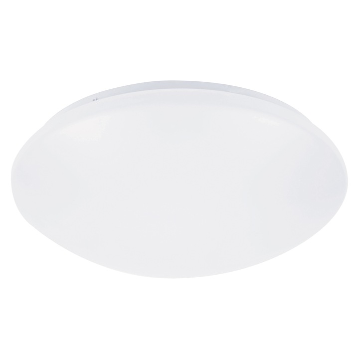 Plafoniera LED Rabalux Lucas 3434, alb, 12W, alb natural 4000K, 900 lm, circulara, bucatarie, metal si plastic, diametru 260 mm, inaltime 90 mm, durata viata 30000h, design modern