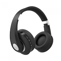 Casti bluetooth V-TAC VT-6322, Capete rotative, Microfon integrat, Negre
