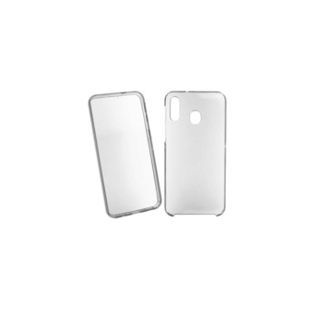 Husa 360° Premium (Policarbonat&TPU) pentru Samsung Galaxy A20e, Transparent