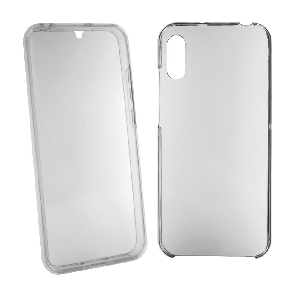 Husa 360° Premium (Policarbonat&TPU) pentru Huawei Y6 (2019), Transparent