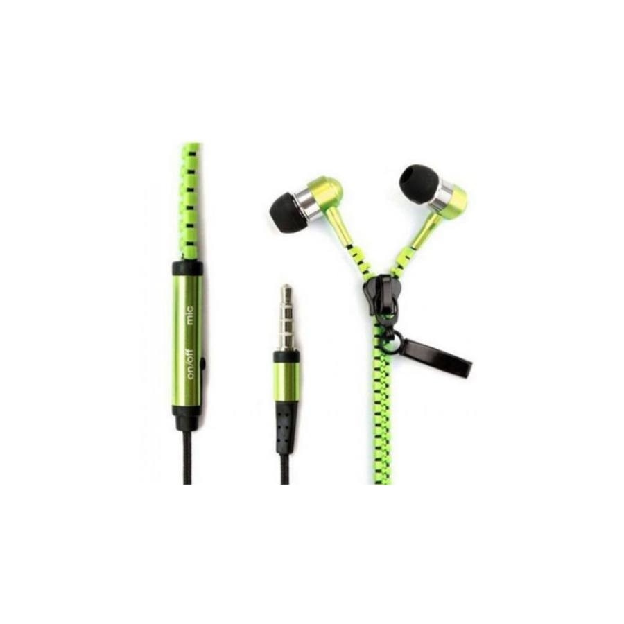Casti audio, Marashop, In-ear, Jack 3.5, Verde
