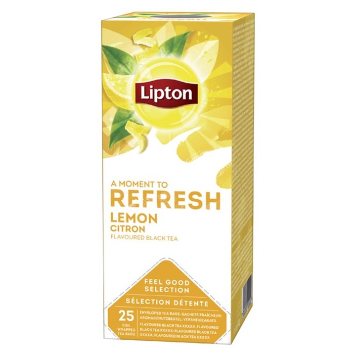 Лимонов чай Lipton, 25 пакетчета