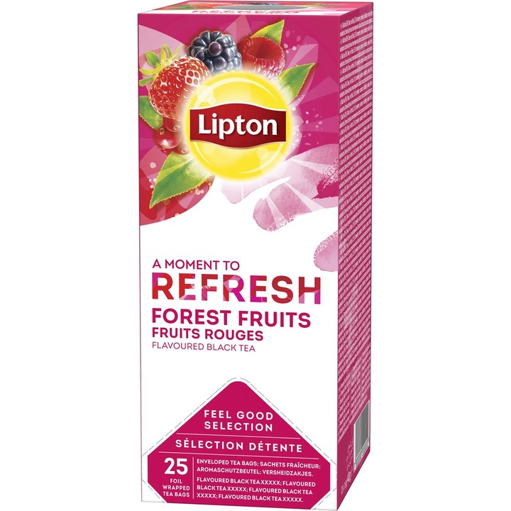 Чай Lipton Forest Fruits, 25 пакетчета