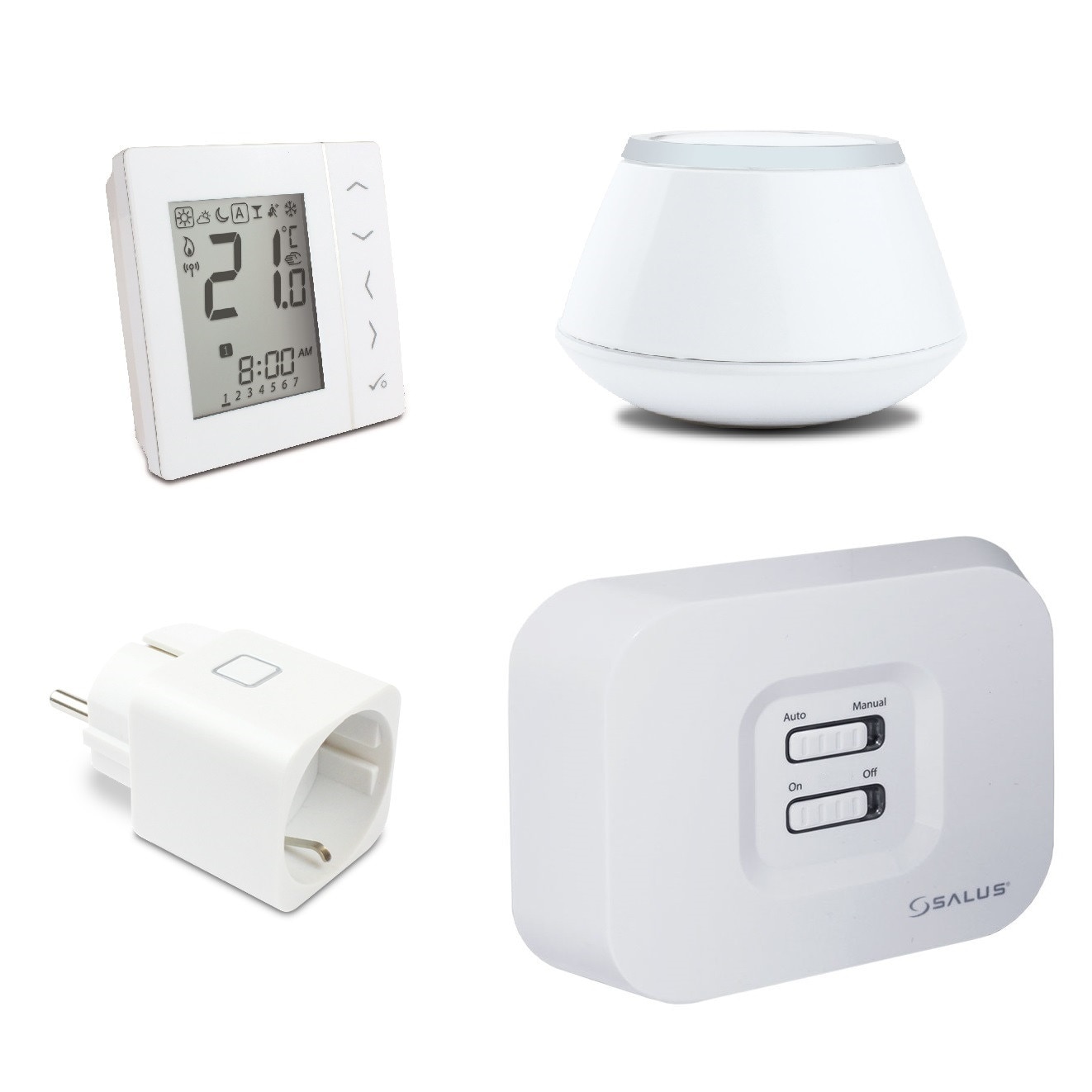 Pachet de baza Salus iT600 Smart Home, 4 zone