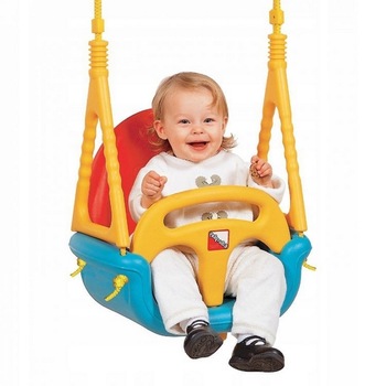 Leagan convertibil 3 in 1 ecotoys sw-1422 - albastru cu galben Leagan convertibil 3 in 1 ecotoys sw-1422 - albastru cu galben