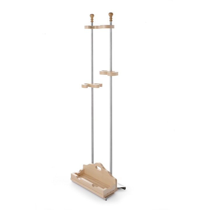 Подставка за 3 четки и палитра за пица Hendi Inox 420x240x1600 mm