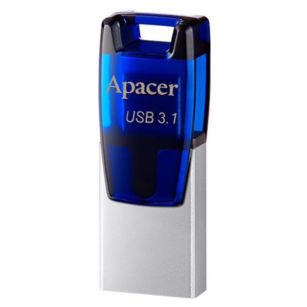 Memorie USB , Apacer , OTG AH179 16GB USB 3.1 , albastru