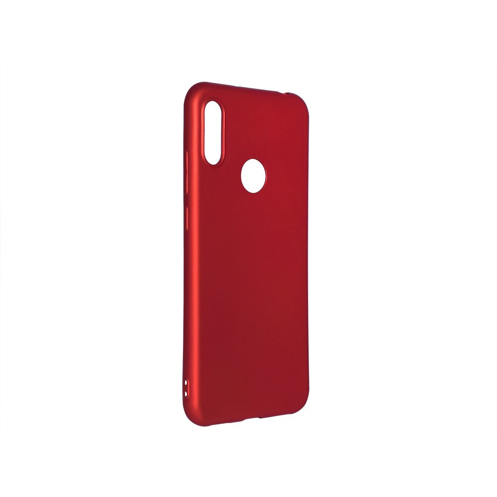Husa de protectie spate Level pentru Huawei Y6 2019, Silicon, Rosu