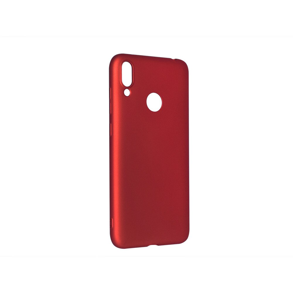Husa de protectie spate Level pentru Huawei Y7 2019, Silicon, Rosu
