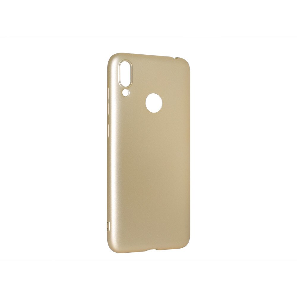 Husa de protectie spate Level pentru Huawei Y7 2019, Silicon, Golden