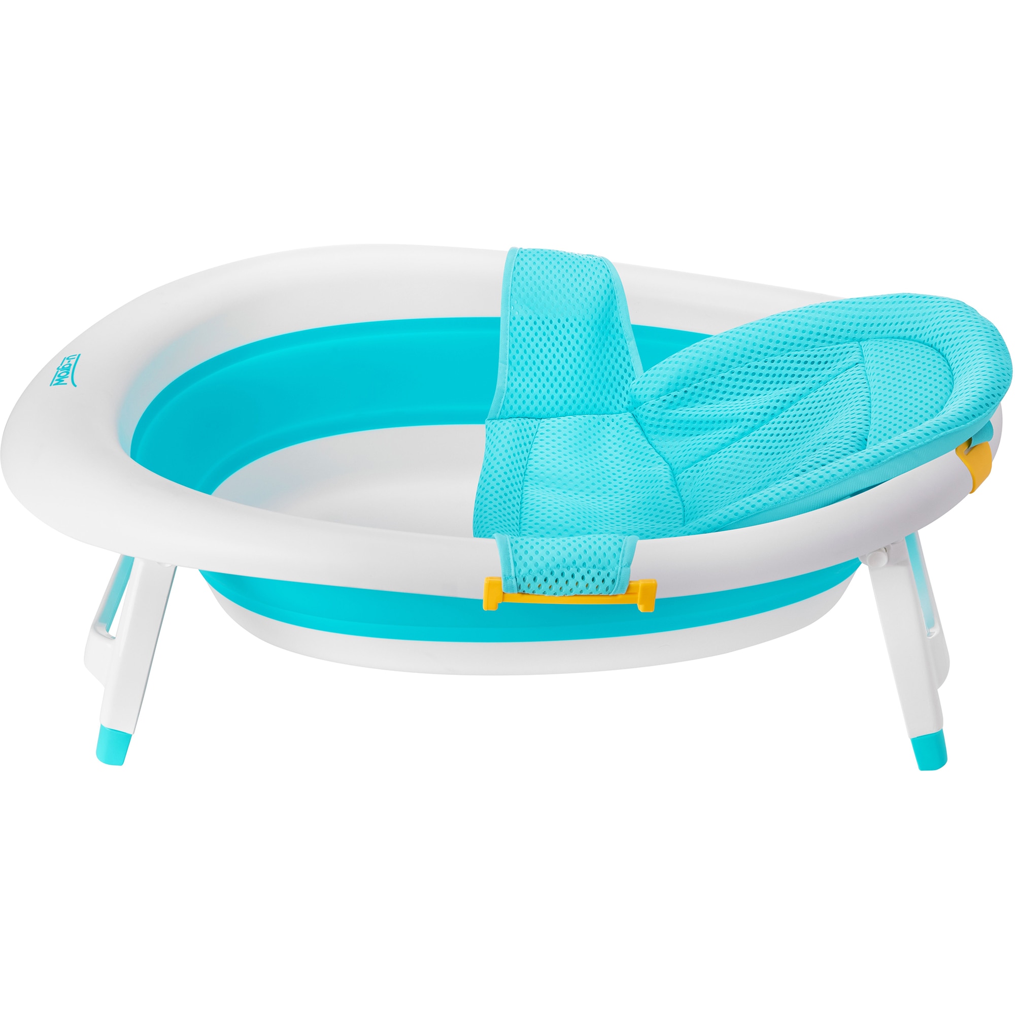 Cadita pliabila U-Grow UFB114-B, cu reductor detasabil, Albastru