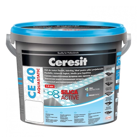 Chit de rosturi stralucitor pentru gresie si faianta Ceresit CE 40, Night Glow, interior / exterior, 5 kg