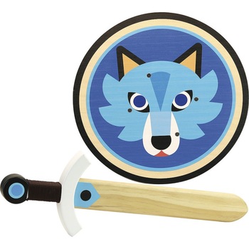 Scut si sabie din lemn, Lup - Vilac Scut si sabie din lemn, Lup - Vilac