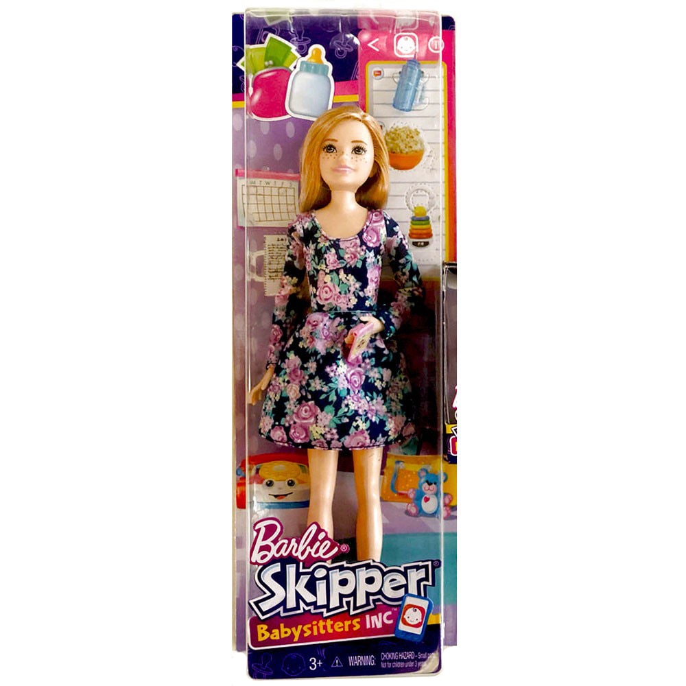 Papusa Barbie Skipper Babysitters INC, Fata cu popcorn