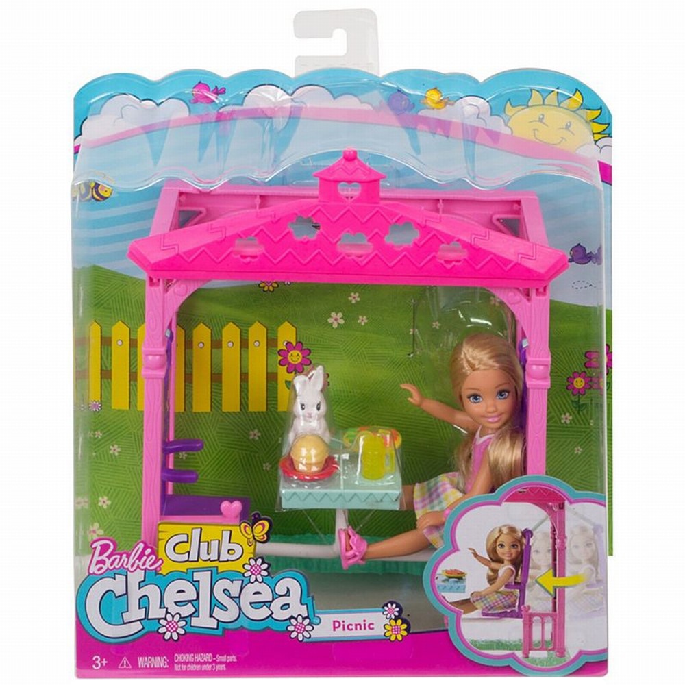 Set de joaca Barbie, Papusa Chelsea, La picnic
