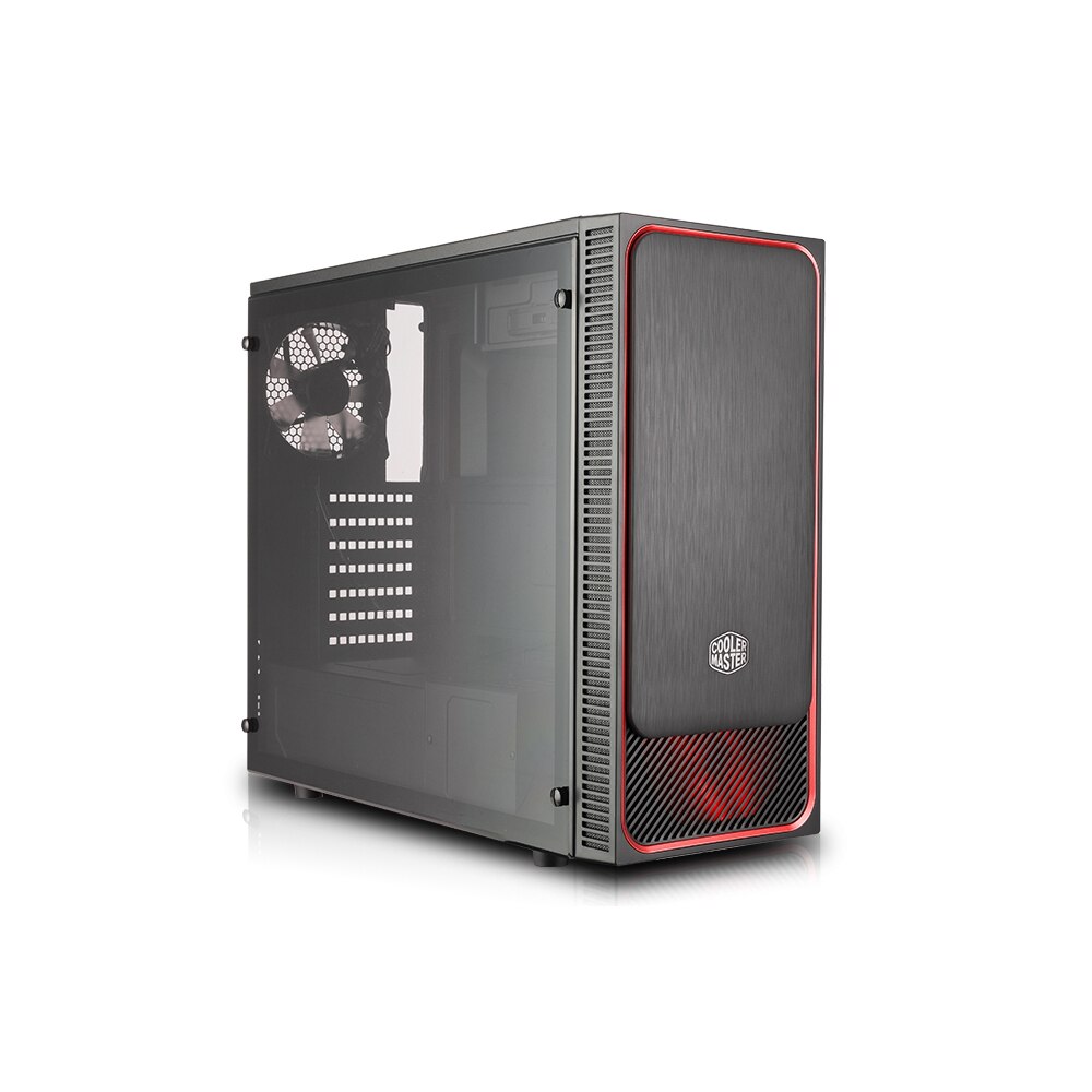 Carcasa Cooler Master MasterBox E500L RED LED fan