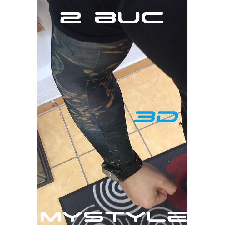 SET Doua Maneci Tatuate MyStyle® 3D Print - Imita un tatuaj real 100% - Body art tattoo maneca V2