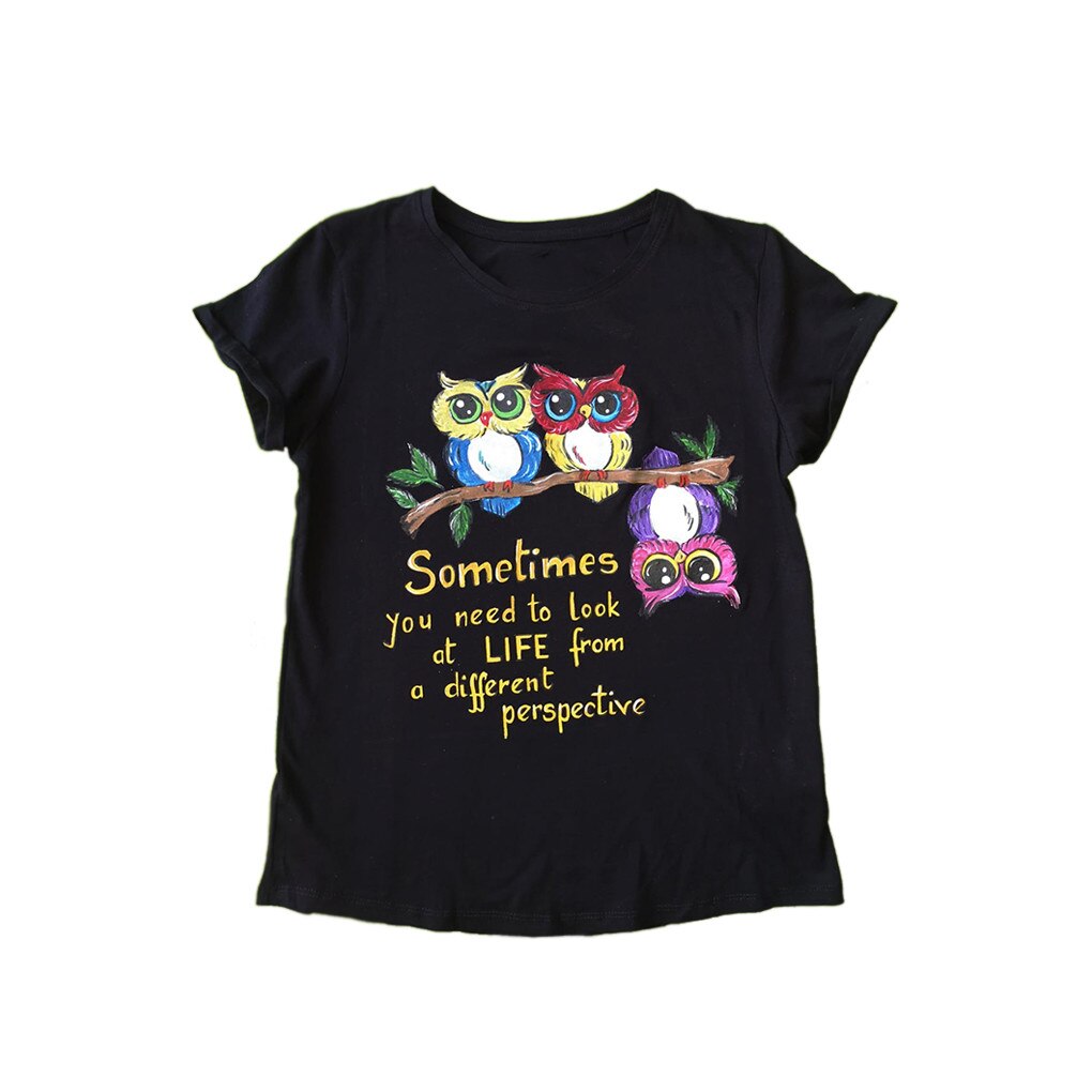 Tricou pictat Piticool Bufnite M