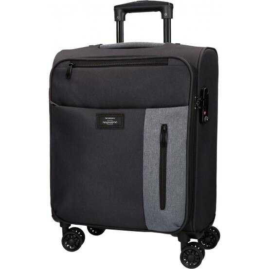 Troler Movom Band, Negru, 4 roti, 55 cm