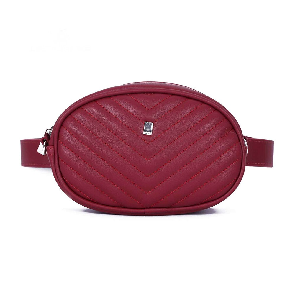 Borseta dama, David Jones, din piele ecologica, rosu inchis, forma rotunda, 99571146