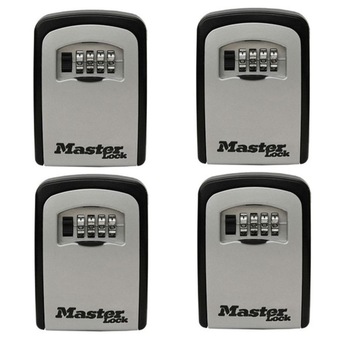 Set 4 cutii cu cifru pentru Chei Master Lock 5401EURD, cifru mecanic, 115 x 85 mm, Metal Set 4 cutii cu cifru pentru Chei Master Lock 5401EURD, cifru mecanic, 115 x 85 mm, Metal