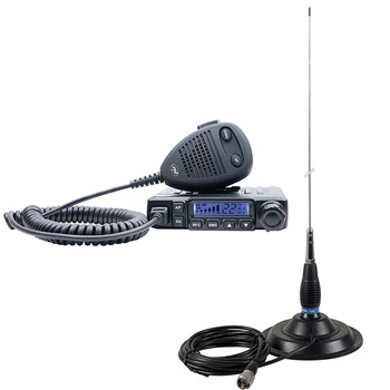 Pachet Statie radio CB PNI Escort HP 6500 ASQ + Antena CB PNI ML145 cu magnet Pachet Statie radio CB PNI Escort HP 6500 ASQ + Antena CB PNI ML145 cu magnet
