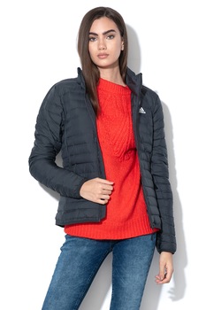 Adidas PERFORMANCE, Jacheta usoara cu umplutura de puf Varilite, Gri inchis Adidas PERFORMANCE, Jacheta usoara cu umplutura de puf Varilite, Gri inchis