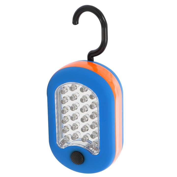 Lampa de lucru 24+3 LED Hoff, 1.5 W, cu magnet, 10.6 x 6.2 x 3.5 cm EVO