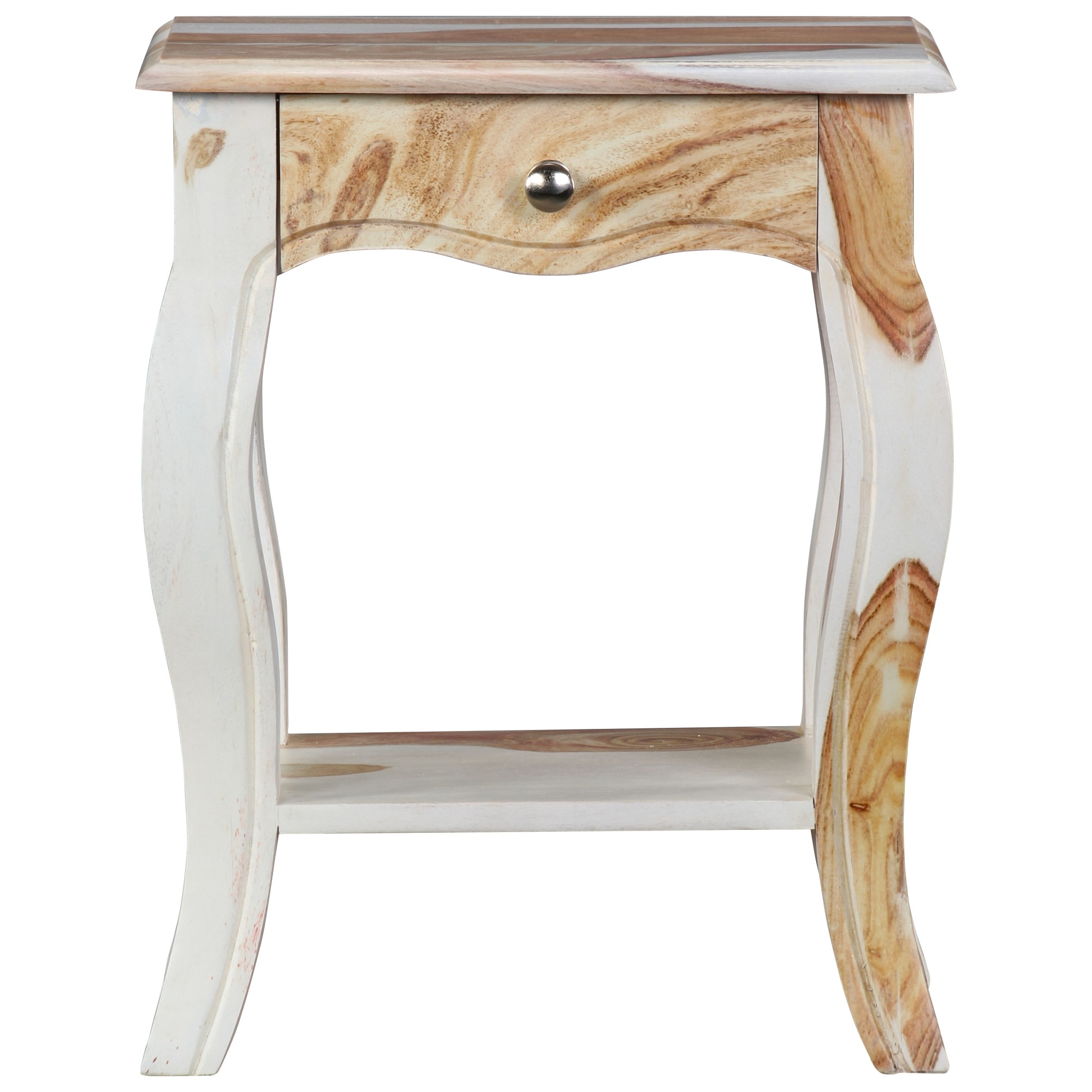 Noptiera din lemn masiv de sheesham, vidaXL, 40 x 30 x 50 cm