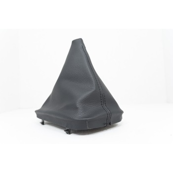 Manson cutie de viteza pentru BMW E46, Piele sintetica, Negru Manson cutie de viteza pentru BMW E46, Piele sintetica, Negru