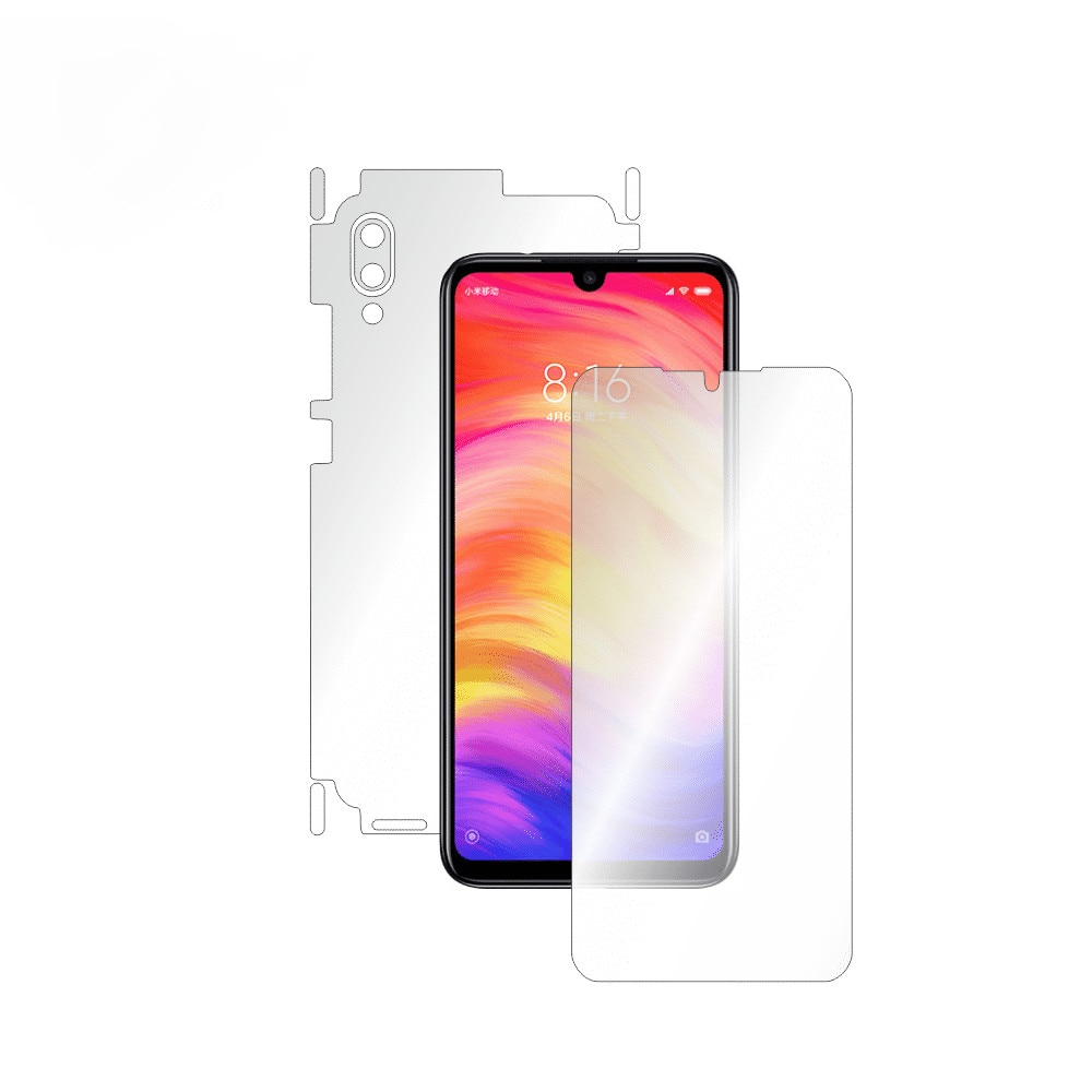 Folie Smart Protection Xiaomi Redmi Note 7 / Redmi Note 7 Pro fullbody, protectie completa ecran si spate +Smart Spray®,Smart Squeegee® si microfibra incluse
