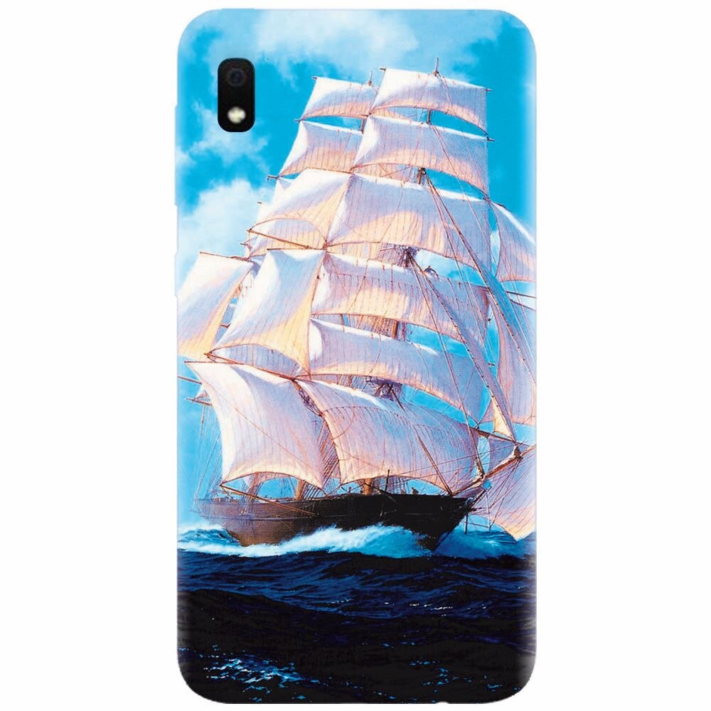 Husa silicon pentru Samsung Galaxy A10, Attractive Art Of Ships