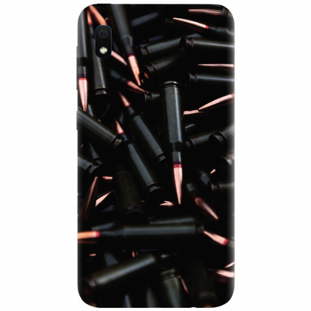 Husa silicon pentru Samsung Galaxy A10, Ammunition Bullets
