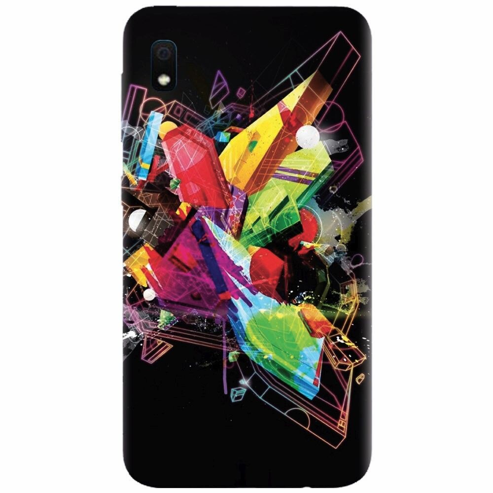 Husa silicon pentru Samsung Galaxy A10, Abstract Shape