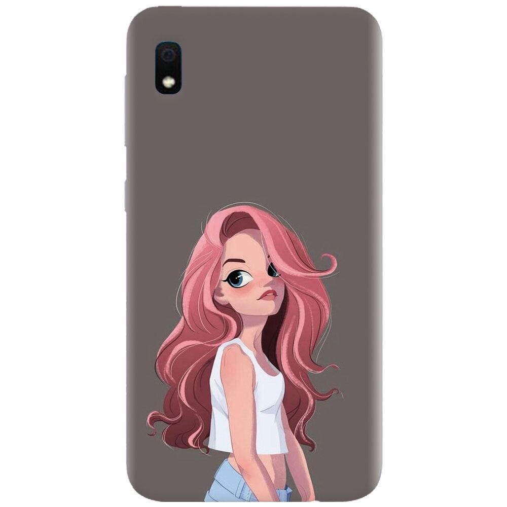 Husa silicon pentru Samsung Galaxy A10, Cute Girl