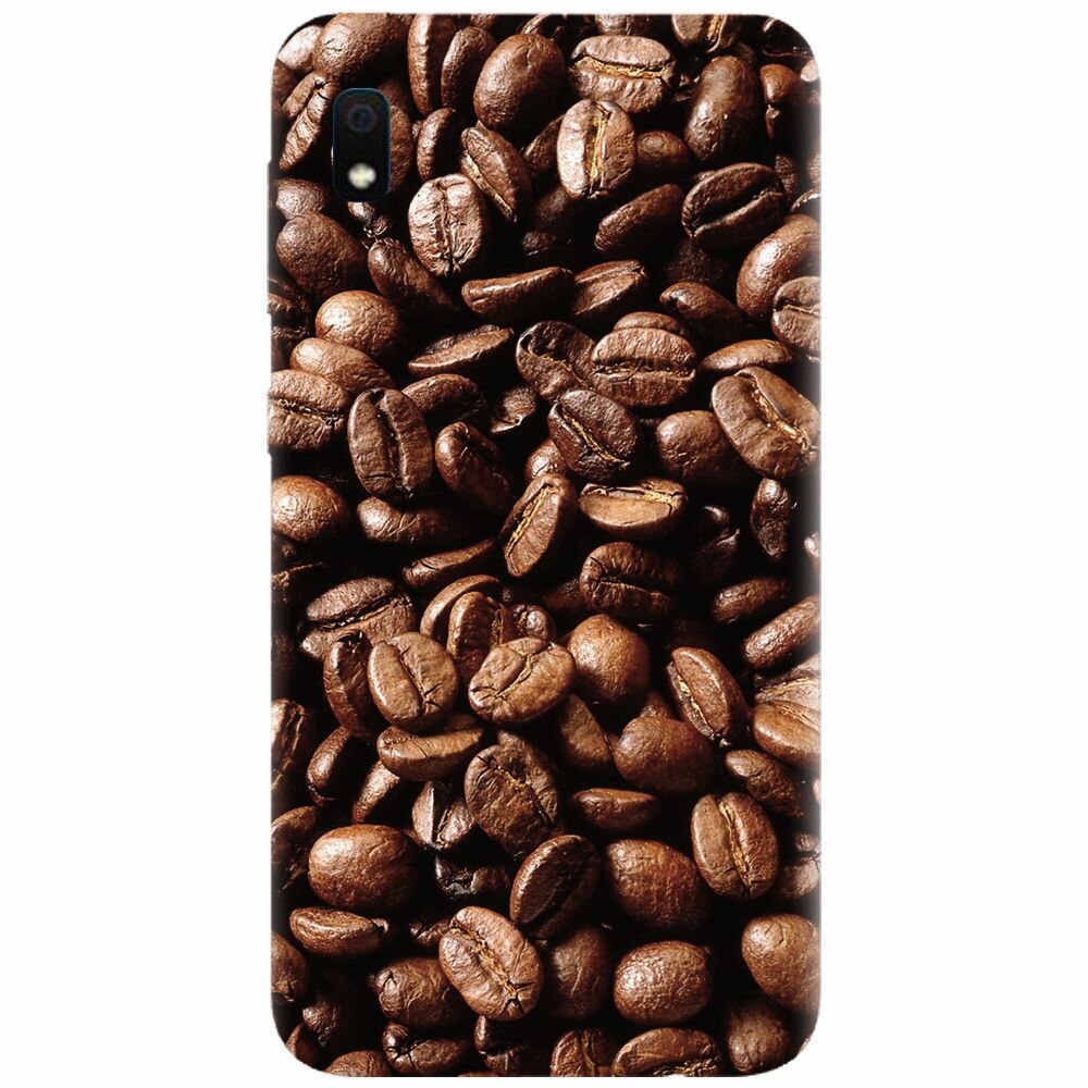 Husa silicon pentru Samsung Galaxy A10, Coffee Beans